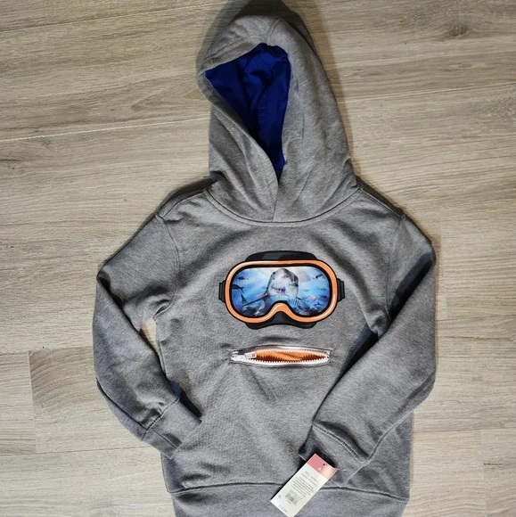 Bundle- Boys Long Sleeve Shirt/Hooded Jacket(5/6) NWT - Picture 7 of 13